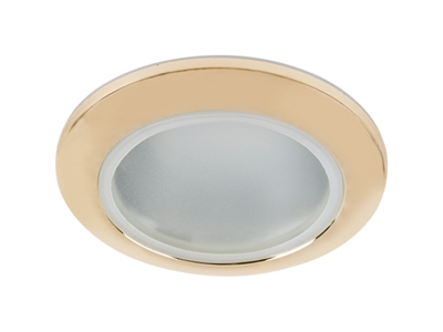 Светильник Ecola DL80 MR16 GU5.3 встр. IP65 Золото 32x93 FG1680EFY