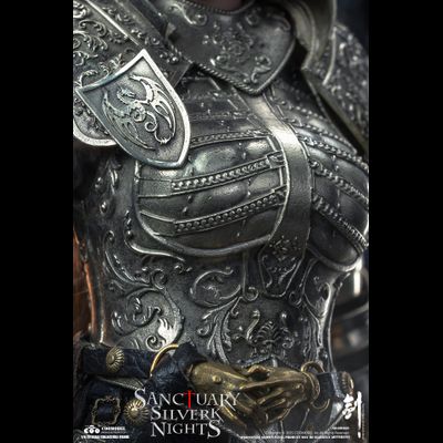 ПРЕДЗАКАЗ - Стражница святилища в серебряном - Коллекционная фигурка 1/6 SWORDS OF CHAOS - SILVER TEMPLE GUARDIAN (NICKEL SILVER EDITION) (SW003) - COOMODEL ?ЦЕНА: 41900 РУБ.?