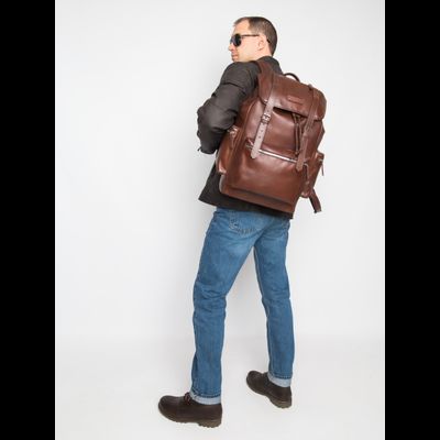 Кожаный рюкзак Voltaggio Premium brown (арт. 3091-53)