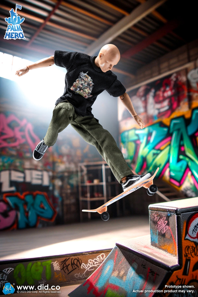 Скейтер - Коллекционная фигурка 1/12 SCALE Palm Hero Simply Fun Series  The Skateboarder (SF80004) - DID