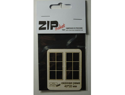 Сборная модель: (ZIPmaket 50131) Оконная рама 40*20