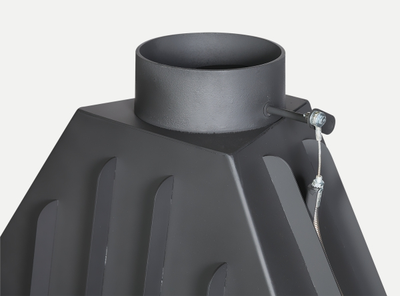 Каминная топка Альфа 800 К с контргрузом, Экокамин (Россия)