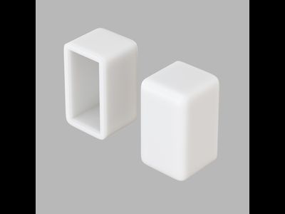 Заглушка для гибкого неона 12x6мм 2 шт., 20069