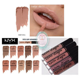 Жидкая матовая помада NYX Lip Lingerie 11 Baby Doll