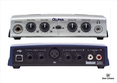 LEXICON ALPHA звуковая карта, USB, 2 вх/ 2 шины/ 2 вых