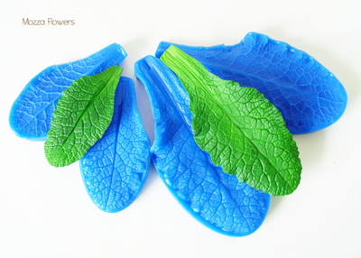 "Лист примулы " силиконовый молд (вайнер)