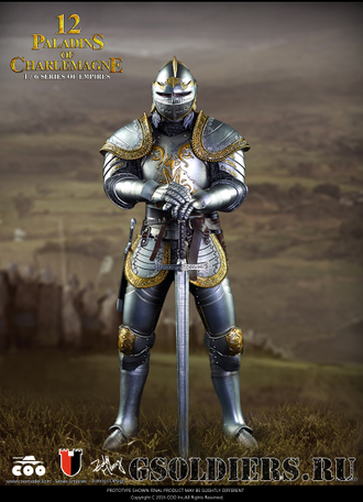 Купить коллекционную фигурку рыцаря Паладина Карла Великого (Paladins of Charlemagne SE003) COOMODEL