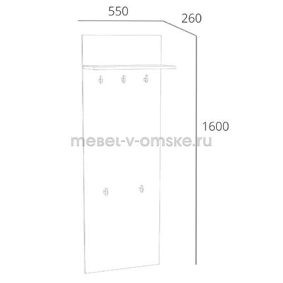Вешалка Нортон-013.73