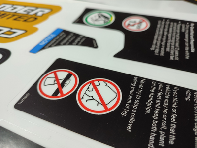 BRP can-am Commander XT limited заводские наклейки №820