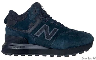 New Balance 574 MID С МЕХОМ СИНИЕ Мужские (41-45)