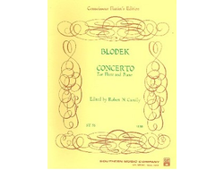 Blodek, Vilem Concerto for flute and piano