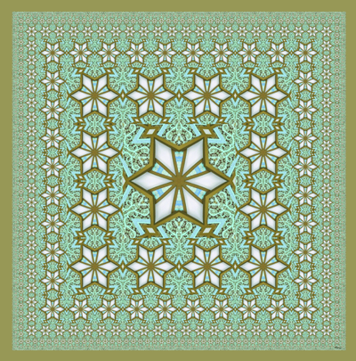 Сумка-шоппер "Снегопад" цвета горчицы