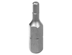 Вставка (бита) торцевая 1/4", Hex, 3 мм, 25 мм KING TONY 102503H