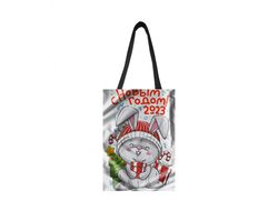 Сумка-шоппер вертикальная год Кролика №46