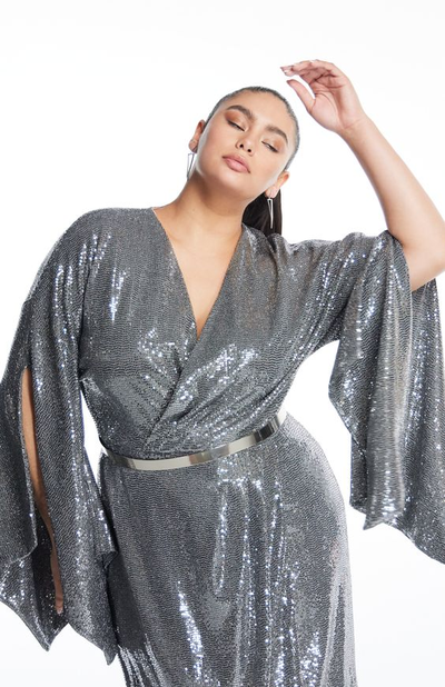 Хамелеон  Цвет 21 Серебро с фиолетом Кусок 1,10 метра