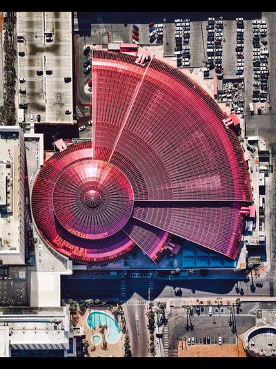 Картина обогреватель, спутниковое фото Эдвентуредом на Лас-Вегас-Стрип