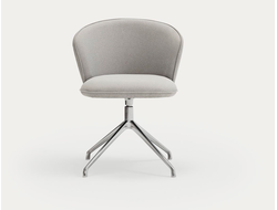 Поворотный стул Add хром/светло-серый купить в Алуште