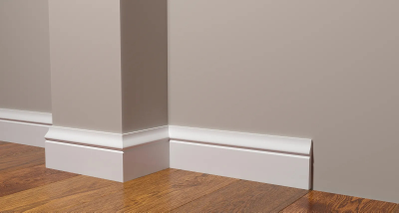 Напольный плинтус Decor-Dizayn DD48, для покраски, влагостойкий, ударопрочный, 2 метра