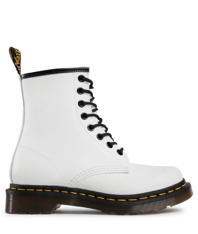 Dr Martens 1460 Round Toe Lace-Up Boots White