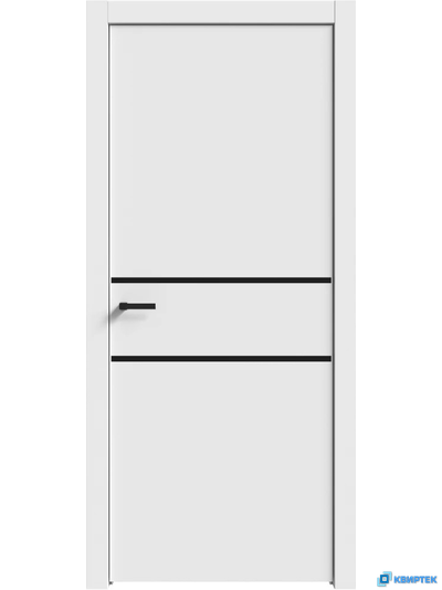 Межкомнатная глухая дверь с покрытием ПВХ Элеганс-слим 2 купить в Челябинске | КВИРТЕК
