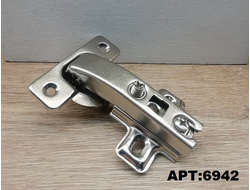 Петля 90гр  для фальшдверей с планкой H-2, 45мм  ZP-KT90H2-BE   GTV