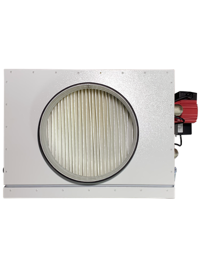 КОМПАКТНАЯ ПРИТОЧНАЯ УСТАНОВКА 1000 м3/ч ВОДЯНОЙ НАГРЕВ, 1 фаза 230В (модель VMPU-W-1000-1)