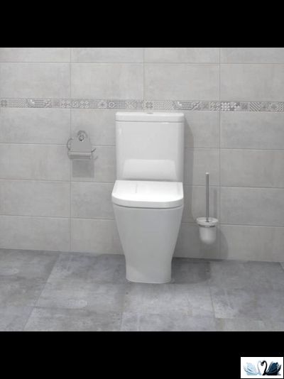 Унитаз с бачком Roca The GAP 342477000 34147000Y напольный горизонтальный выпуск с бачком