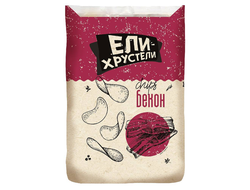 Чипсы крафт Ели-Хрустели со вкусом бекона 100 гр