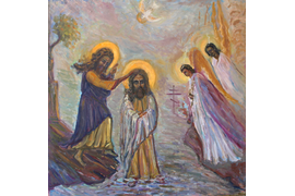 Виктория Мальшакова "Ангелы на Крещение Господне", 19 января, Ангелы Мира