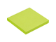 Стикеры Attache Selection 76x76 мм неоновые зеленые (1 блок, 100 листов)