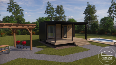 Модуль дома "Фиеста" (с крытой террасой)