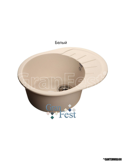 Керамическая мойка Granfest GF-R580L реверсивная 1 секционная мойка