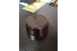 Керамическая коробка Fanton цвет коричневый