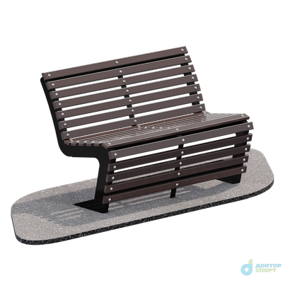 Скамейка парковая Пируэт (длина 1200 мм)