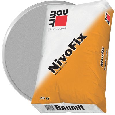 Клей для крепления пенополистирола и минеральной ваты BAUMIT NivoFix 25 кг