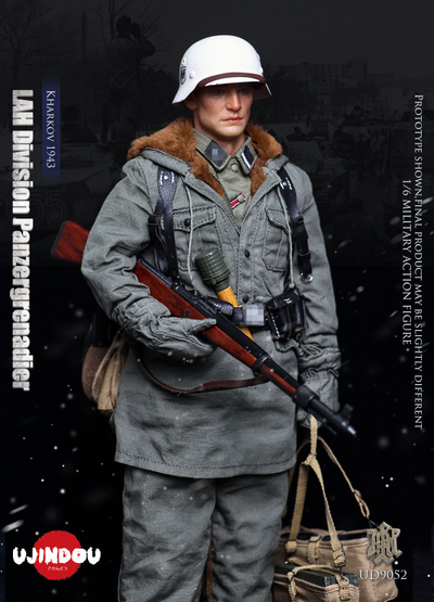 ПРЕДЗАКАЗ - Немецкий панцергренадер - Коллекционная фигурка 1/6 WWII LAH Division Panzergrenadier 1943 (UD9052) - UJINDOU ?ЦЕНА: 23300 РУБ.?