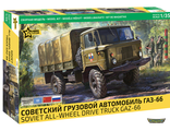 3707 Советский грузовой автомобиль ГАЗ-66 (1/35 16.2см)