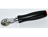 Ролик-раскатка 38х3мм. (черная пластиковая ручка) с подшипником /арт. RT-021C