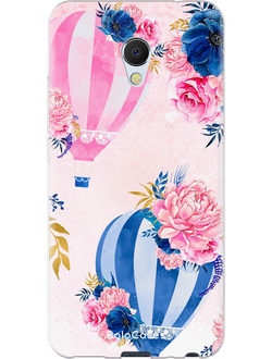 Чехол для Meizu с цветочным дизайном №134