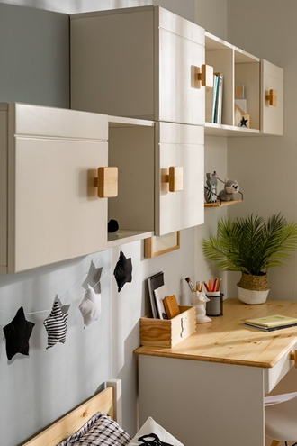 Антресоль ТК №1 из массива сосны 120 х 32 х 36 см