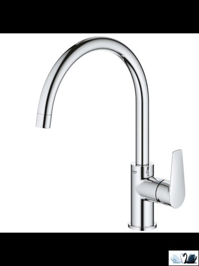 Смеситель для кухни Grohe BauEdge 31367001, высокий поворотный носик