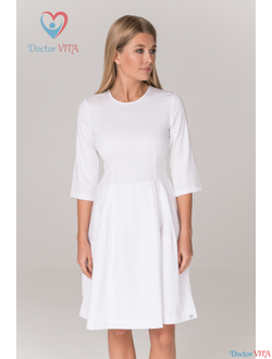 ПЛАТЬЕ медицинское Dr.Super "Happy" белое