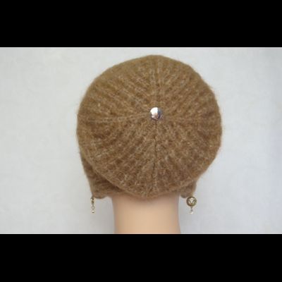 Коричневая шапка капор для женщин Vizio Италия 6188
