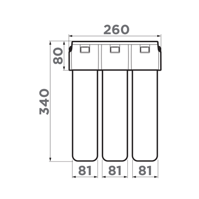 Многоступенчатая система очистки воды OMOIKIRI PURE DROP 1.0