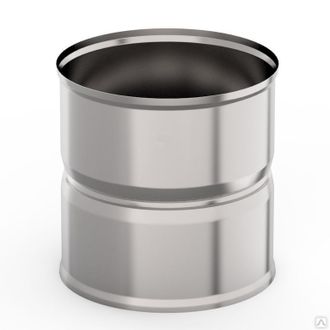 Адаптер котла ф115*115, НЕРЖ.439, h=130мм, 1.0мм