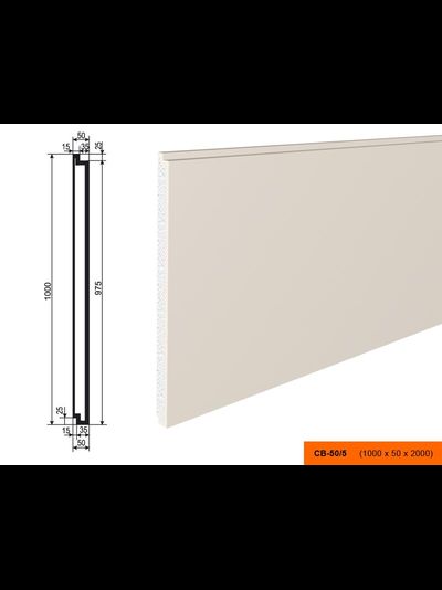 Фасадный изосайдинг (панель) из пенополистирола с покрытием LEPNINAPLAST (Лепнинапласт) СВ-50/5