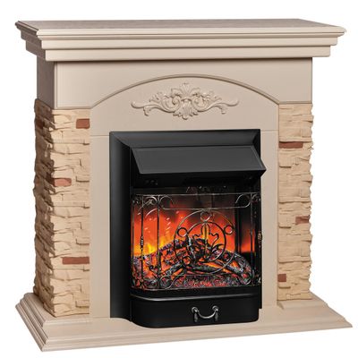 Электрокамин Neapolis WT с очагом Majestic