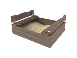 Деревянная песочница "Ладушки" купить в Воронеже