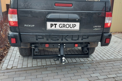 Фаркоп ТСУ /съемный квадрат/ УАЗ пикап 2008- / УАЗ Профи 2017- (236022, 236031 (стандартная), 236324)