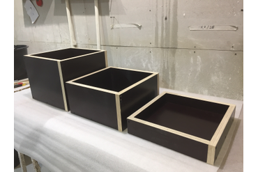 Подготовка заливочных каркасов.